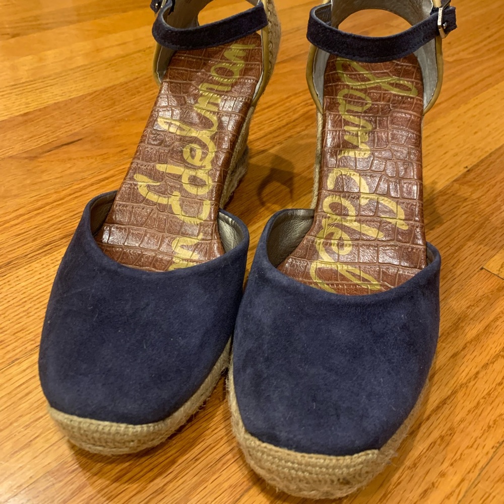Sam Edelman Harmony Navy Espadrilles Size 8.5M